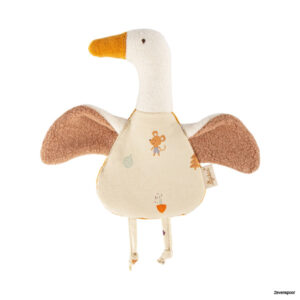 39980 Sigikid Baby cotton fleece crinkle lovey goose