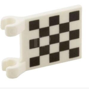 6294458 LEGO® - 2335p03 - Vlag 2 x 2 Vierkant met geruit patroon (Bedrukt)