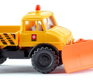 37110 Wiking H0 Unimog U 406 met sneeuwschuiver