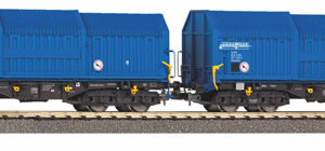 28307 PIKO 2er Set Teleskophaubenwagen VTG VI