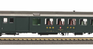 94362 PIKO N-Steuerwg. Bdt 902-8, grün mit alter Schrift, SBB, Ep. IV