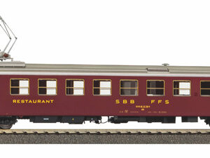 94385 PIKO N-Personenwg. Speisewg. EW I,Historic Speisewagen 50 85 88-33 700-8 rot, SBB, Ep. V-VI