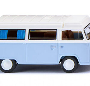 31804 Wiking VW T2b Campingbus - weißblau/weiß