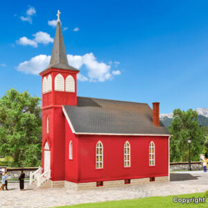 38845 Kibri H0 Landkirche mit LED-Beleuchtung