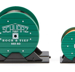 01836 Wiking Zubehörpackung - Kabeltrommeln "Schwarzbau"