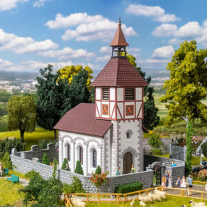 130679 Faller Dorfkirche mit Kirchhof