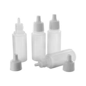 60100 Noch Kunststoff-Fläschchen mit Deckel, 4 Stück Volumen: 17 ml