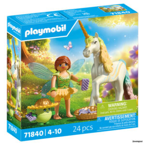 71840 Playmobil® verzameleenhoorn: Regenboogbloem met fee