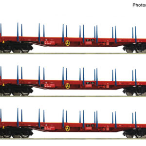 6600219 Roco 3er Set Rungenwagen Rs ÖBB