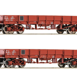 6600224 Roco 2er Set Niederbordwagen SNCF