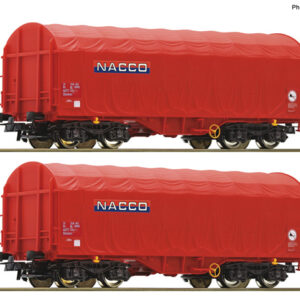 6600226 Roco 2er Set Schiebeplanenwagen Nacco