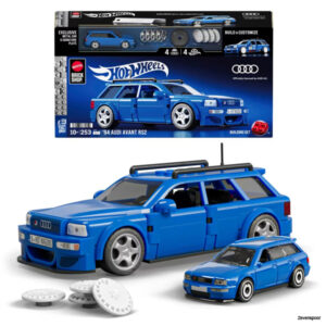 JGR28 Mattel Hot Wheels Bricks '94 Audi Avant RS2 Bouwspeelgoed
