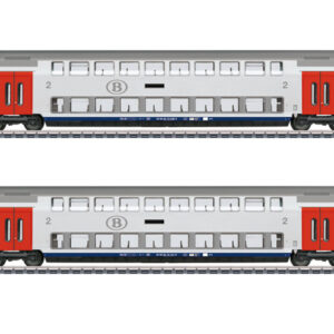 43566 Marklin Doppelstockwagen-Set SNCB