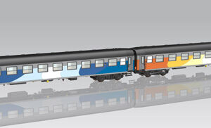 28336 Piko 2er Set Schnellzugwg. 111Ah + 112Ag PL-PKPIC VI