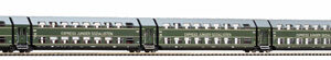53125 Piko Doppelstock-Gliederzug DGBe12 Express Junger Sozialisten DR III