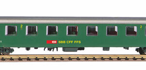 94379 Piko N-Personenwg. EW I, 2. Kl. mit neuer Schrift und grauem Dach SBB V