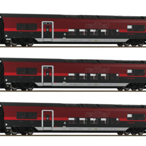 6210179 Roco 3er Set Railjet ÖBB DCC+Innenbeleuchtung