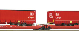 6600168 Roco Doppeltaschenwagen T3000e DB AG +Cargo