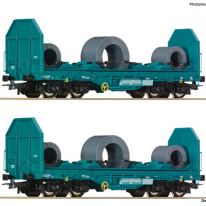 6600181 Roco 2er Set Coil-Transportwagen FS