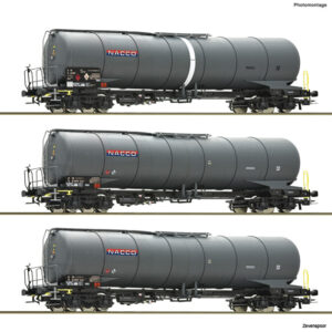 6600197 Roco 3er Set Kesselwagen Nacco
