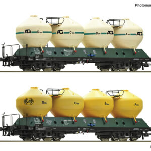 6600236 Roco 2er Set Silowagen Raj CSD