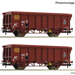 6600251 Roco 2er Set Rolldachwagen SNCF
