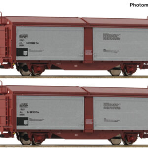 6600257 Roco 2er Set Schiebewand-/dachwagen SJ