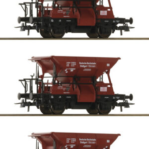 6600265 Roco 3er Set Talbot Schotterwagen DRG