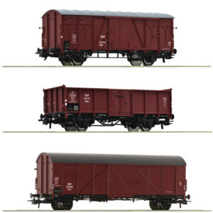 6600273 Roco 3er Set Güterwagen PKP