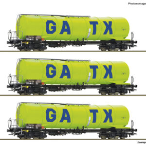 6600277 Roco 3er Set Kesselwagen Zacns GATX