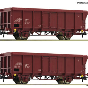 6600280 Roco 2er Set ex. Rolldachwagen DR