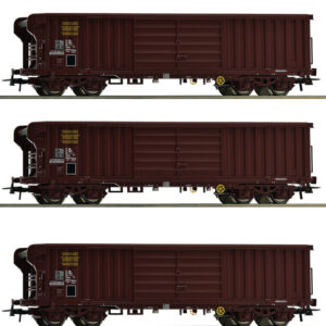 6600285 Roco 3er Set Rolldachwagen SNCF