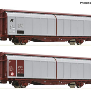 6600308 Roco 2er Set Schiebewandwagen FS