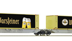 6600320 Roco Doppeltragwagen + Warsteiner Container