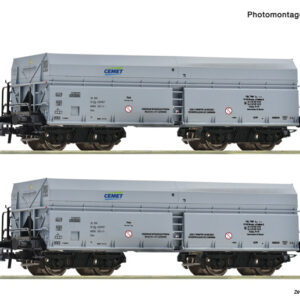 6600328 Roco 2er Set Selbstentladewagen CEMET