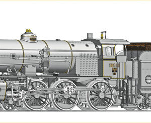 7120047 Roco Dampflok Rh 109 Südbahn AC-Snd.
