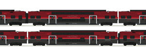 7710039 Roco 6er Set Railjet Doppelstock ÖBB DC-Snd. + Innenbeleuchtung