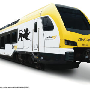7720033 Roco E-Triebzug FLIRT 3 5-tlg. GoAhead BW AC-Snd. + Innenbel.