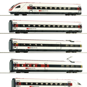 7720036 Roco 5er Set Triebzug ICN SBB AC-Snd. + Innenbeleuchtung