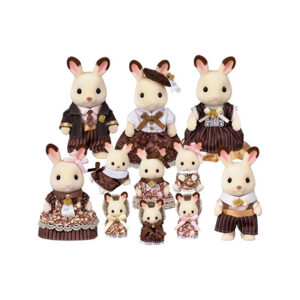 5848 Sylvanian Families Chocolate Rabbit Family Anniversary Set