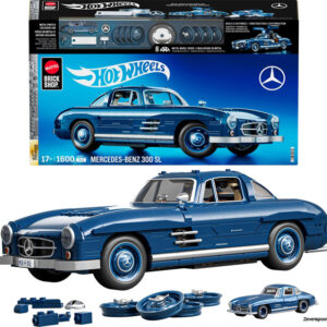 HWW25 Mattel Hot Wheels Bricks Brick Shop Premium Mercedes 300 SL