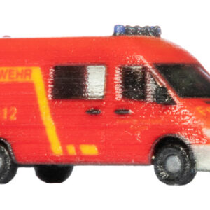 44630 Noch Feuerwehr Mercedes-Benz Sprinter rot, 3D-Master