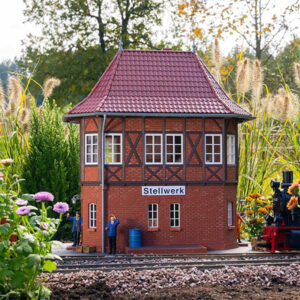 330883 faller  Pola-G la-GStellwerk mit Fachwerk