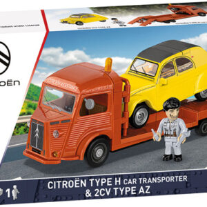 24627 Cobi Bouw Sets Citroën Type H Car Transporter & 2CV Type AZ