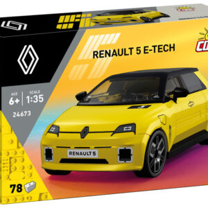 24673 Cobi Bouw Sets Renault 5 E-Tech Yellow