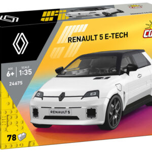 24675 Cobi Bouw Sets Renault 5 E-Tech White