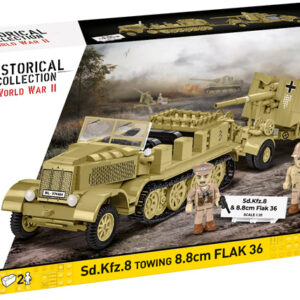 3143 Cobi Bouw Sets Sd.Kfz. 8 TOWING 8.8cm FLAK 36