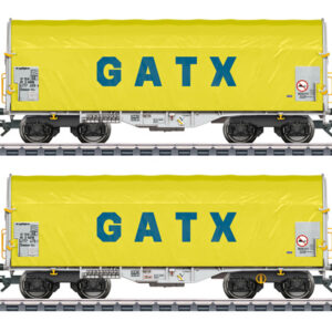 47232 Marklin Schiebeplanwagen Set GATX