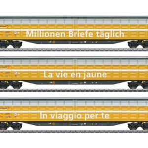 48059 Marklin Schiebewandwagen-Set"Post CH