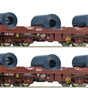 76338 Roco 2er Set Coiltransportwag. SNCB